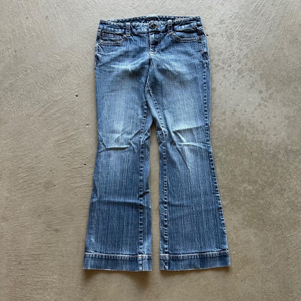 Tommy Hilfiger American Freedom Flare Jeans Womens Size 8 Blue Denim Modern Rise